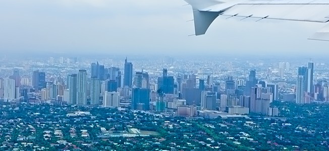 Leaving Manila