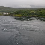 The maelstrom has an interval of 6 hours every day, with the whirlpools up to 10 metres in diameters and 5 metres deep