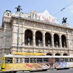 Vienna Opera House, one of the landmarks in Vienna.