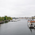View of Stockholm city from the Djurgård Bridge