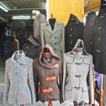 Hoi An is popular for its skilled tailors. Warm jackets in season right now.