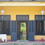Cafes inhabit the well preserved buildings in Hoi An