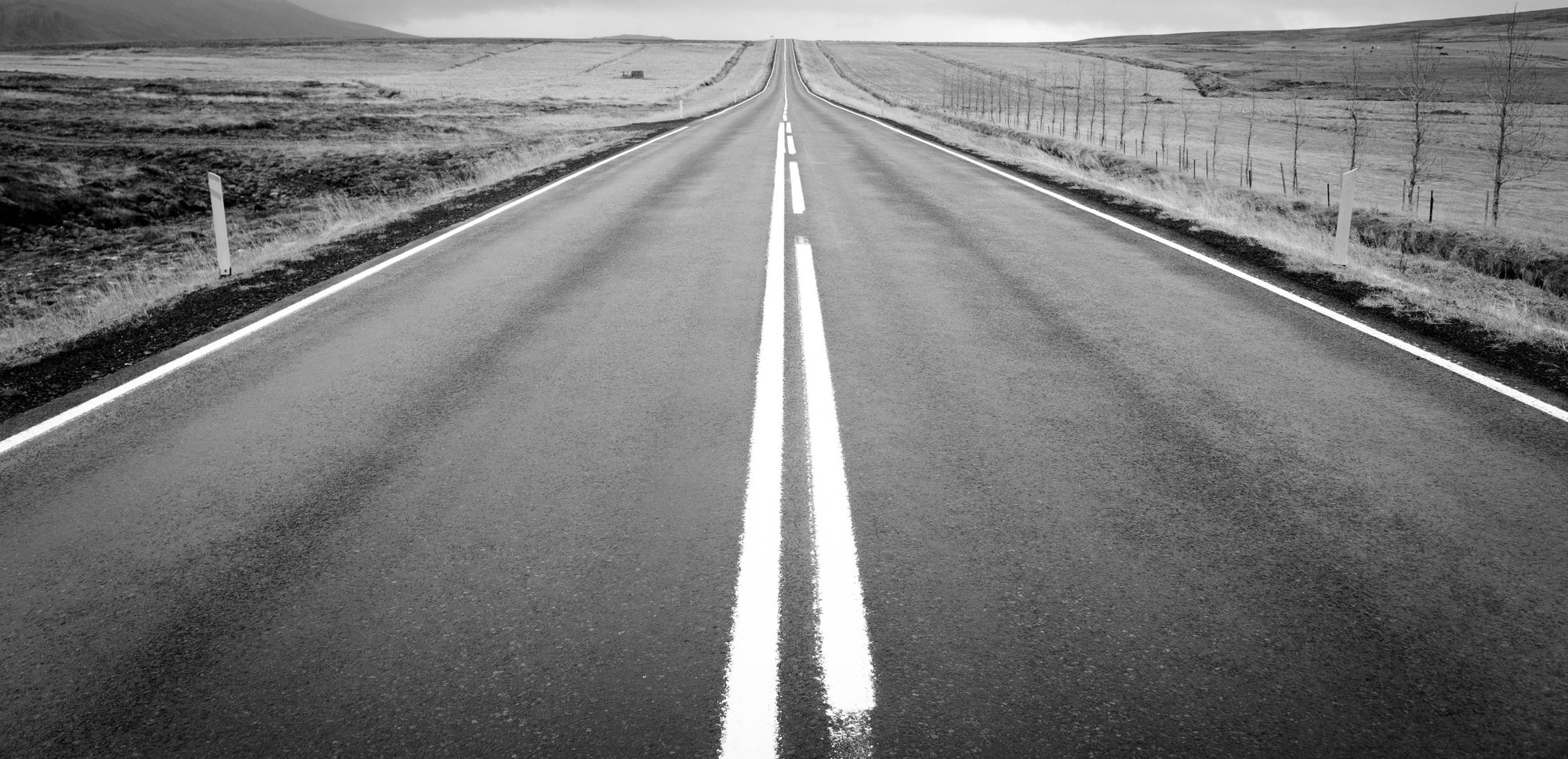 An empty road, header photo of the 2011 blog