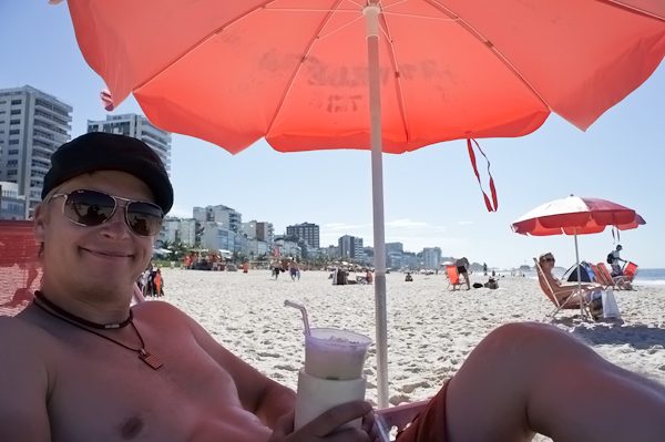 Blue eyes & his Caipirinha