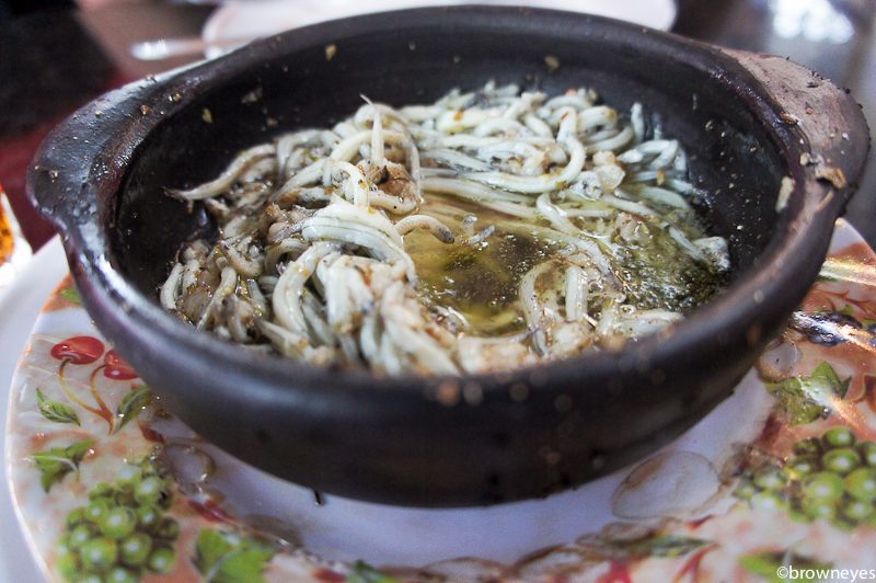Grilled baby eels