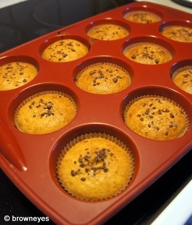 One of my fool-proof recipes - choc banana muffin