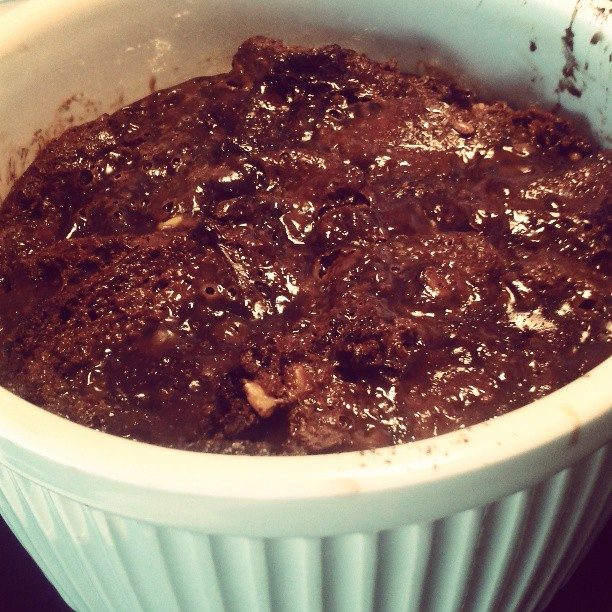 Turned out yummy and moist, like how I like bread & butter pudding