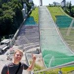 Innsbruck's Bergisel was the host for ski jumpers for Winter Olympics 1964 and 1975