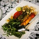 Salad with goat cheese