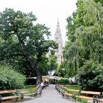 Vienna has many gardens, so calm and green