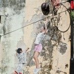 Almost like real - kids playing basketball.