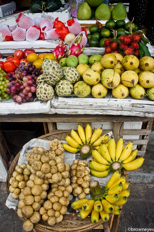 Popular local fruits in season currently.