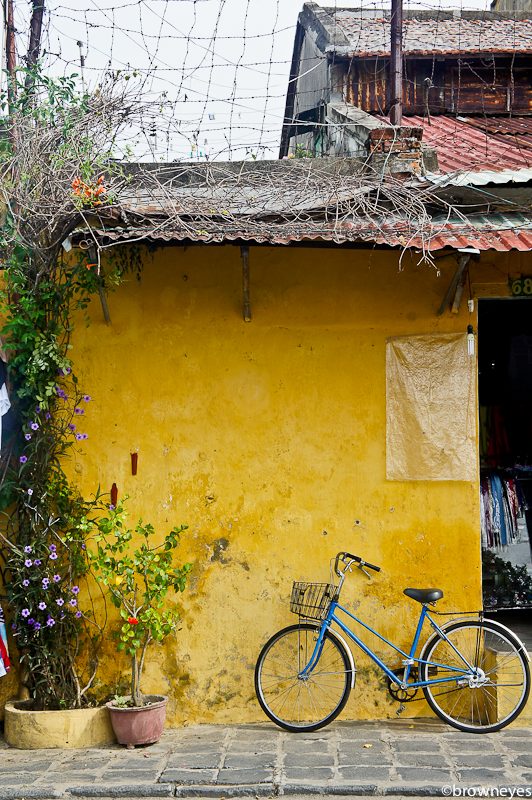 Hoi An is picturesque, both in colours and its simplicity.