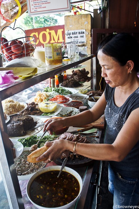 Banh Mi Phuong, made popular after Anthony Bourdain visited it in one of his food travel escapades.